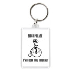 Брелок 5.7 x 4.1 см I&#039;m from internet