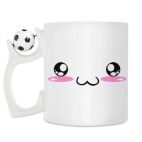 Кружка с футбольным мячиком