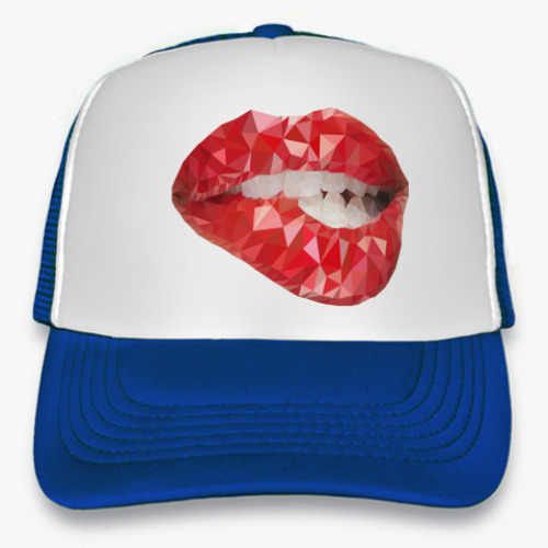 Кепка-тракер Low Poly Lips