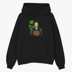 Толстовка худи оверсайз