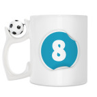 Кружка с футбольным мячиком