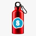 Металлическая бутылка 400 мл UV-DTF