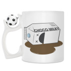Кружка с футбольным мячиком