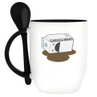 Кружка с ложкой