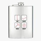 Фляжка стальная