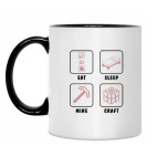 Кружка двухцветная