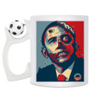 Кружка с футбольным мячиком