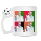 Кружка с футбольным мячиком
