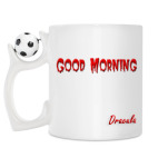 Кружка с футбольным мячиком