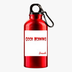 Металлическая бутылка 400 мл UV-DTF