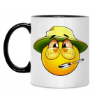 Кружка двухцветная