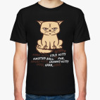 Классическая футболка Hard Kitty - песенка Шелдона