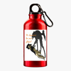 Металлическая бутылка 400 мл UV-DTF