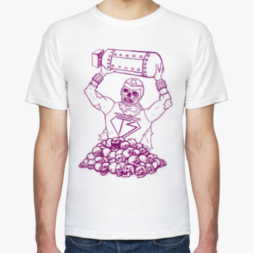 Футболка с принтом war sabotage man