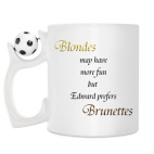 Кружка с футбольным мячиком