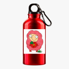 Металлическая бутылка 400 мл UV-DTF