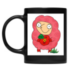 Кружка цветная UV-DTF