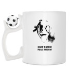 Кружка с футбольным мячиком