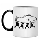 Кружка двухцветная