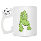 Кружка с футбольным мячиком