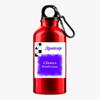 Металлическая бутылка 400 мл UV-DTF