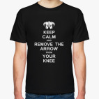 Классическая футболка  Remove the arrow