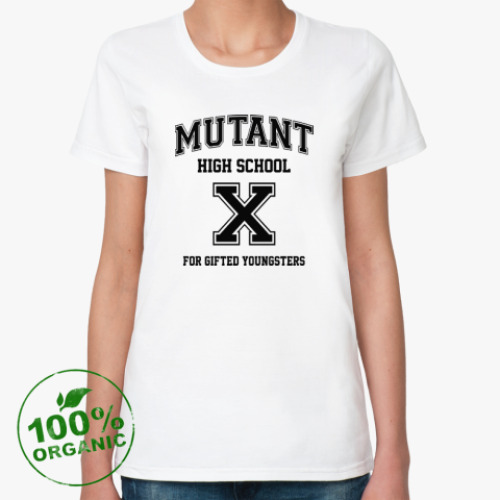 Женская футболка из органик-хлопка X-Men High School