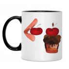 Кружка двухцветная