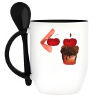 Кружка с ложкой