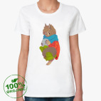 Женская футболка органик