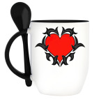 Кружка с ложкой