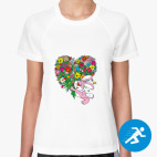 Женская спортивная футболка