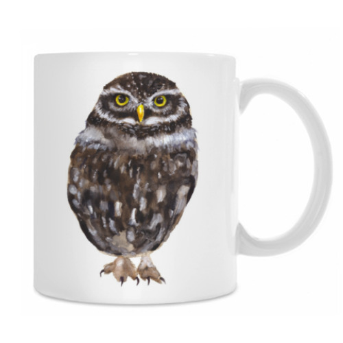 Кружка с принтом Сова