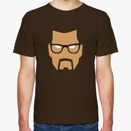 Футболка с принтом Gordon Freeman minimalistic