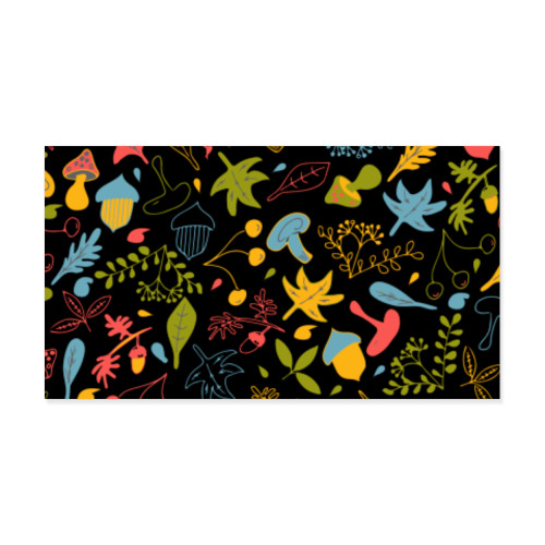 Виниловые наклейки с принтом Осенний фон