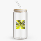 Банка с бамбуковой крышкой