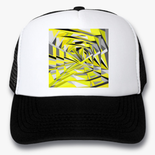 Кепка-тракер с принтом Взрыв желтого