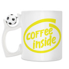 Кружка с футбольным мячиком