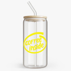 Банка с бамбуковой крышкой