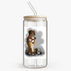 Банка с бамбуковой крышкой