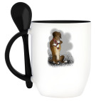 Кружка с ложкой