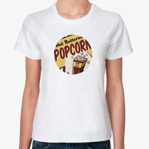 Классическая футболка футболка ж POPCORN