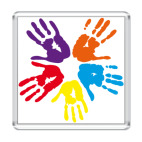 Магнит 6.5 x 6.5 см Руки