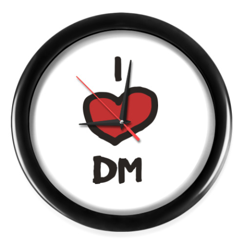 Настенные часы с принтом Depeche Mode