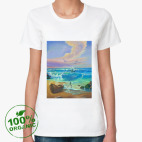 Женская футболка органик