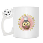 Кружка с футбольным мячиком