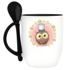 Кружка с ложкой