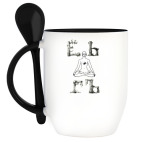 Кружка с ложкой