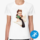 Женская спортивная футболка