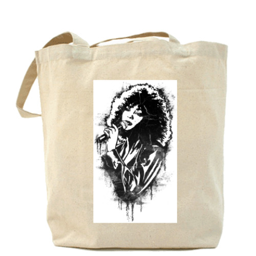 Сумка шоппер с принтом Уитни Хьюстон